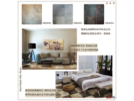 ECHN 復古對版 塑膠地板 塑膠地磚 09