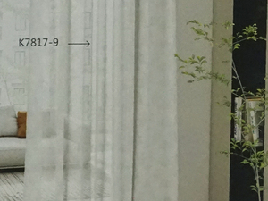 新創家家飾布 窗紗系列 K7817-9